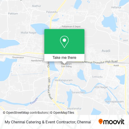My Chennai Catering & Event Contractor map