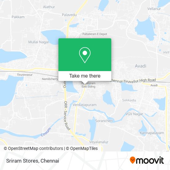 Sriram Stores map