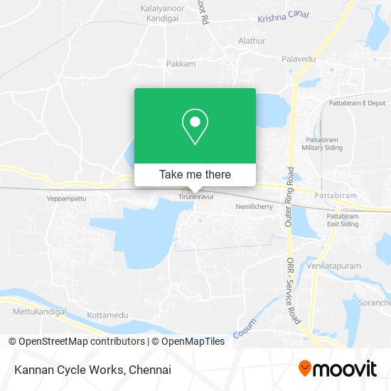 Kannan Cycle Works map
