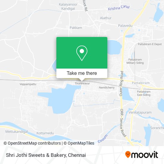 Shri Jothi Sweets & Bakery map