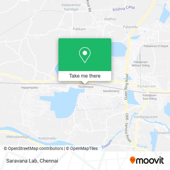 Saravana Lab map