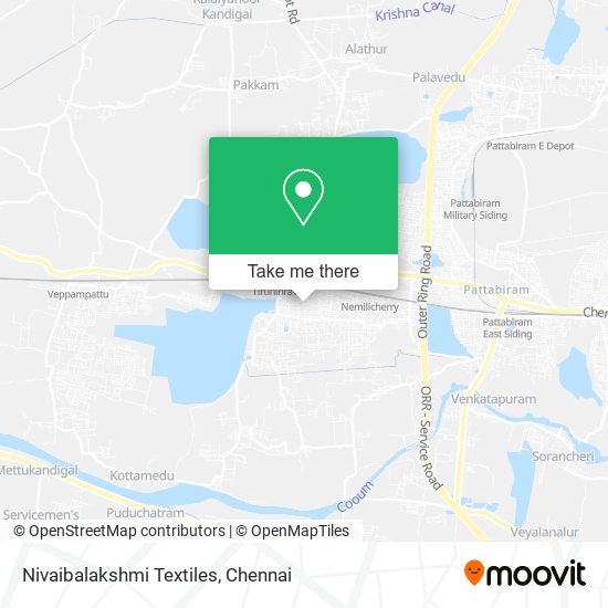 Nivaibalakshmi Textiles map