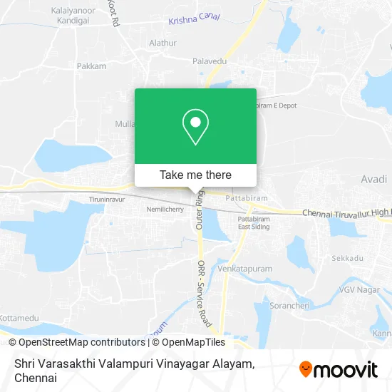 Shri Varasakthi Valampuri Vinayagar Alayam map