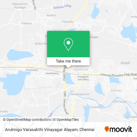 Arulmigu Varasakthi Vinayagar Alayam map