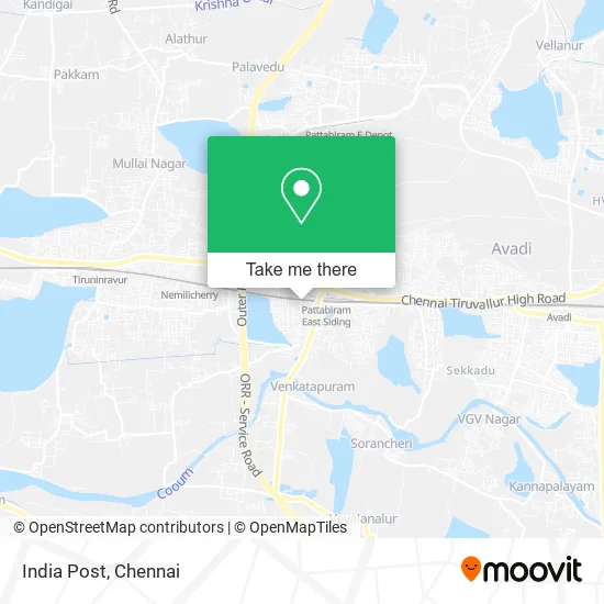 India Post map