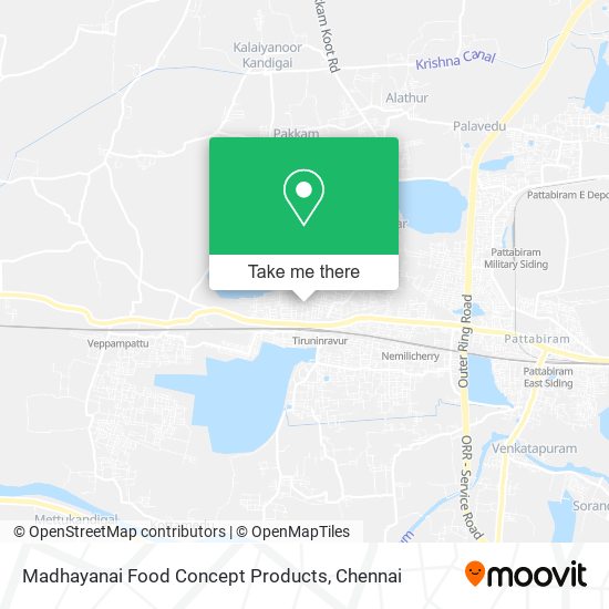 Madhayanai Food Concept Products map