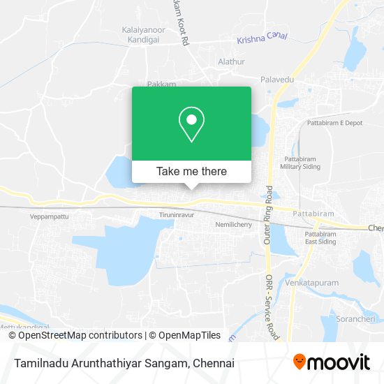 Tamilnadu Arunthathiyar Sangam map