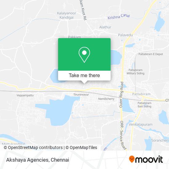 Akshaya Agencies map