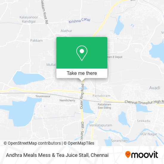 Andhra Meals Mess & Tea Juice Stall map