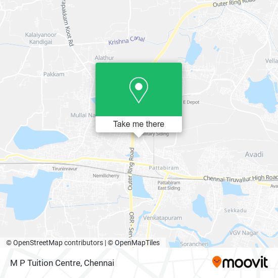 M P Tuition Centre map