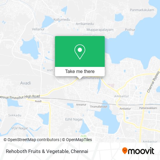 Rehoboth Fruits & Vegetable map