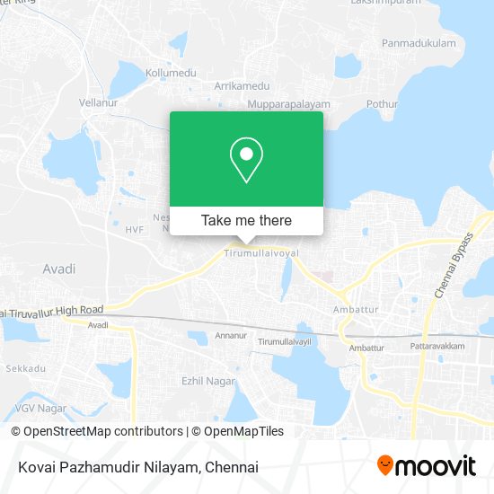 Kovai Pazhamudir Nilayam map