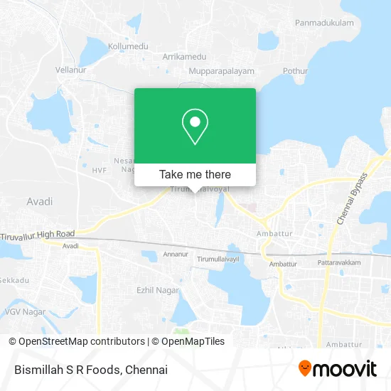 Bismillah S R Foods map