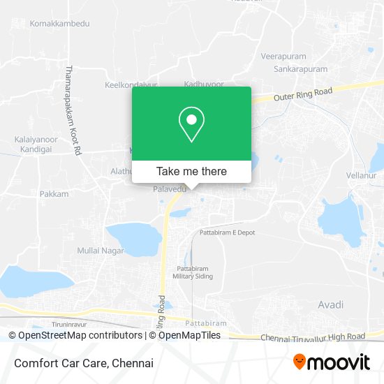 Comfort Car Care map