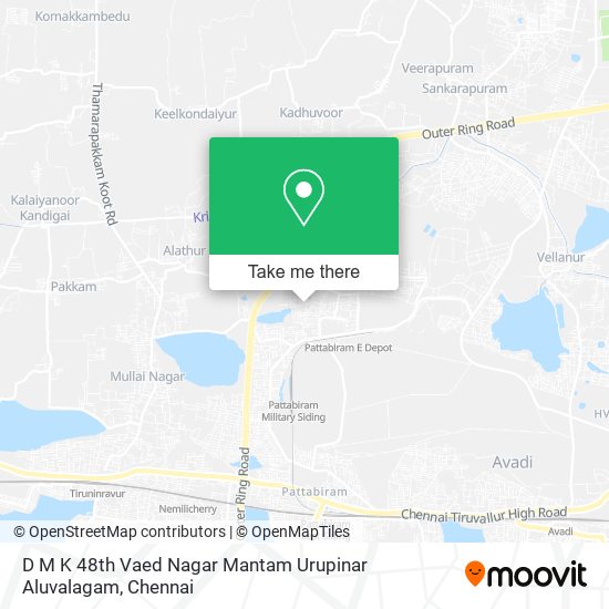 D M K 48th Vaed Nagar Mantam Urupinar Aluvalagam map