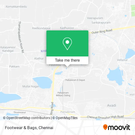 Footwear & Bags map
