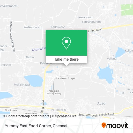 Yummy Fast Food Corner map