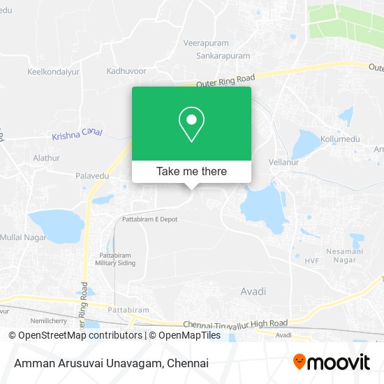 Amman Arusuvai Unavagam map