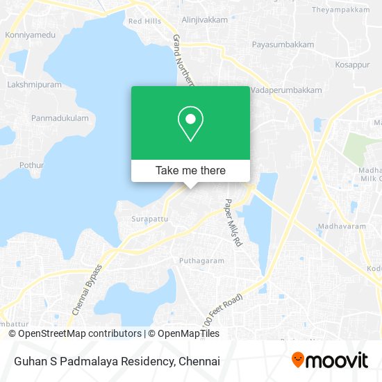 Guhan S Padmalaya Residency map