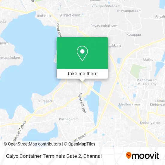 Calyx Container Terminals Gate 2 map