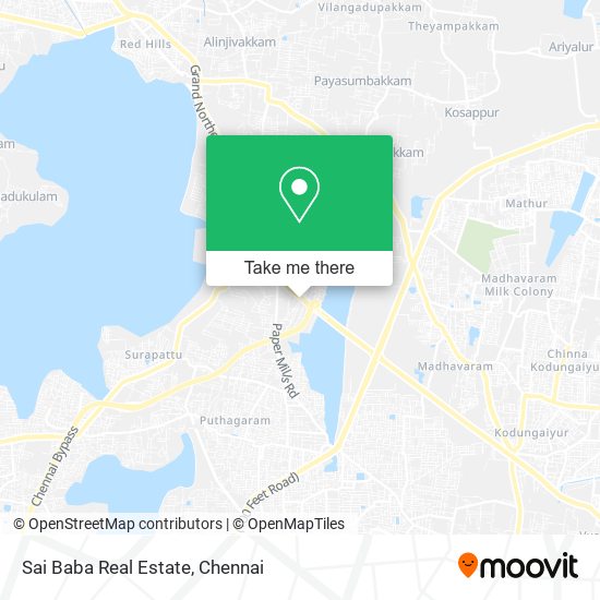 Sai Baba Real Estate map