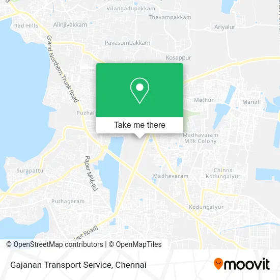 Gajanan Transport Service map