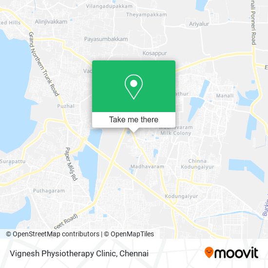 Vignesh Physiotherapy Clinic map