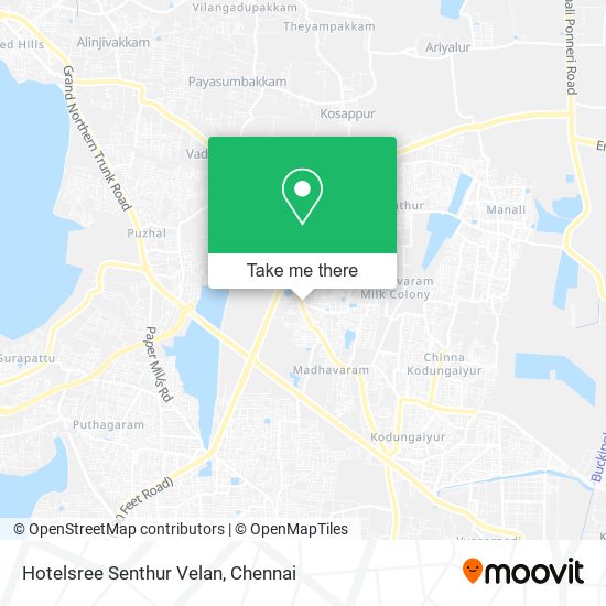 Hotelsree Senthur Velan map