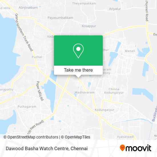 Dawood Basha Watch Centre map