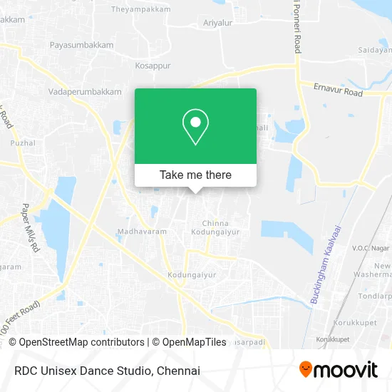 RDC Unisex Dance Studio map