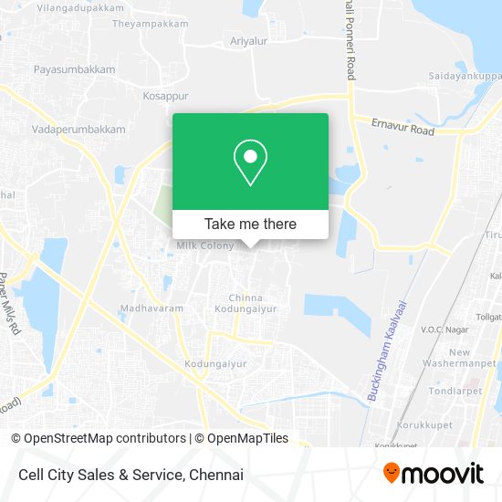 Cell City Sales & Service map