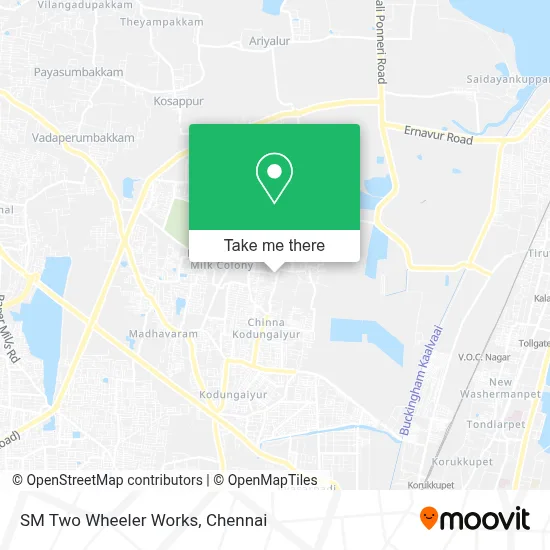 S M Two Wheeler Works map