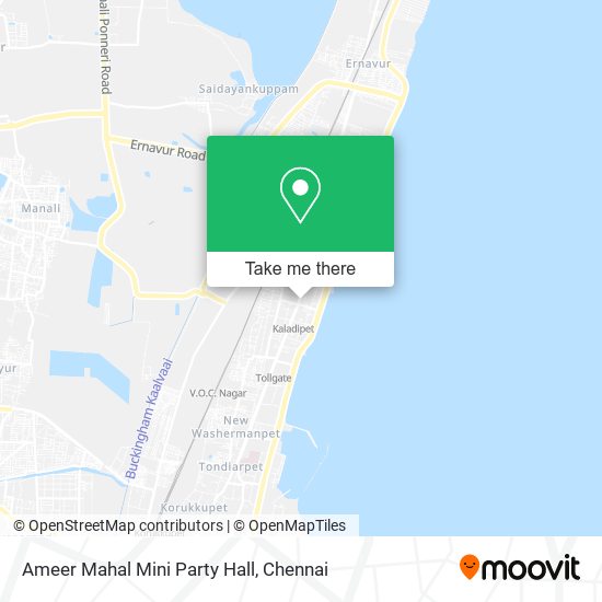 Ameer Mahal Mini Party Hall map