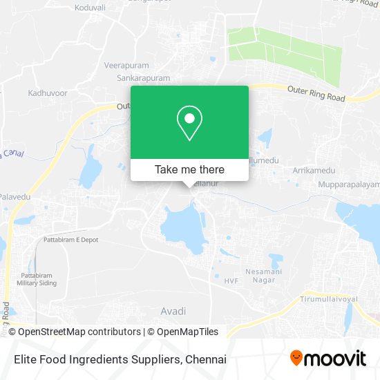 Elite Food Ingredients Suppliers map