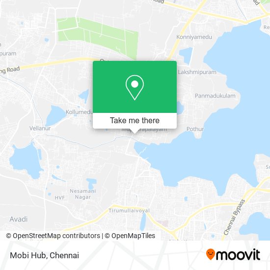 Mobi Hub map