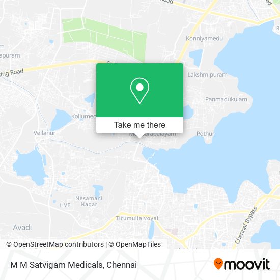 M M Satvigam Medicals map