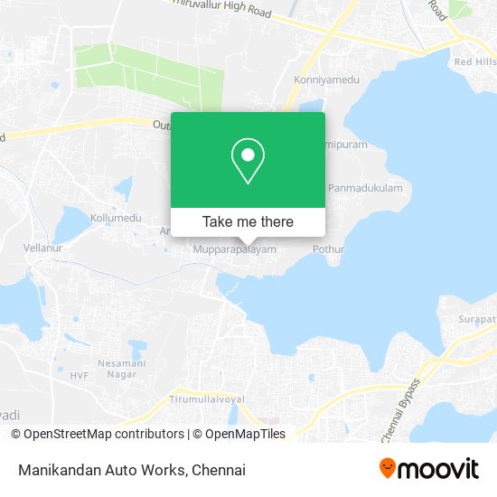 Manikandan Auto Works map