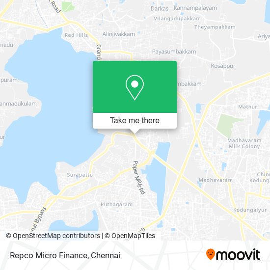 Repco Micro Finance map