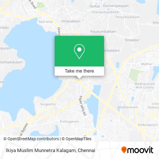 Ikiya Muslim Munnetra Kalagam map