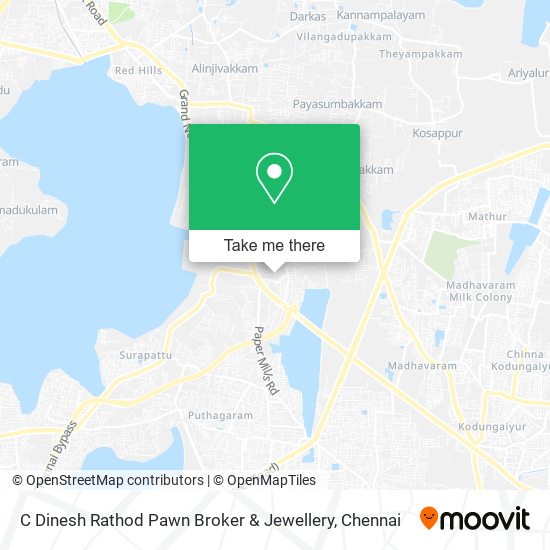 C Dinesh Rathod Pawn Broker & Jewellery map
