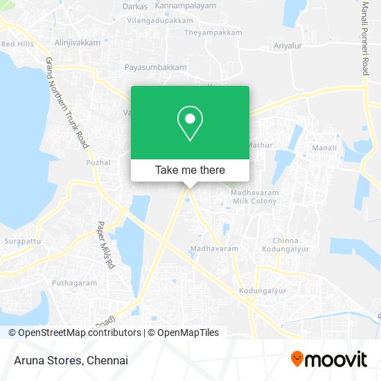 Aruna Stores map