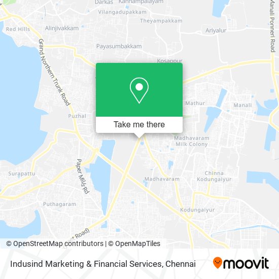 Indusind Marketing & Financial Services map