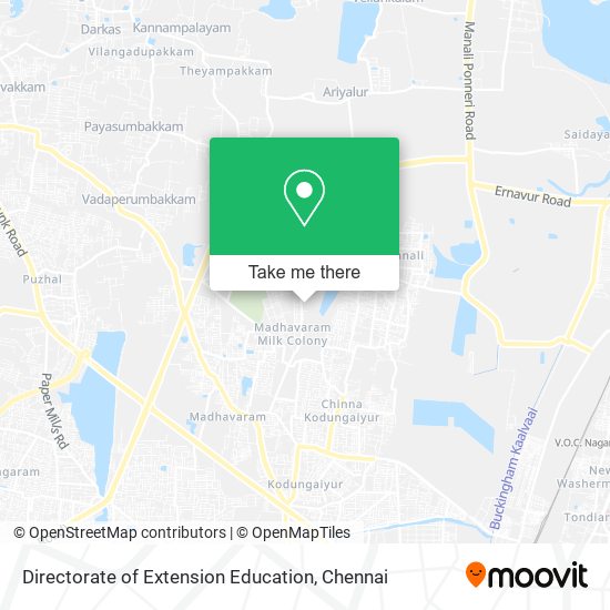 Directorate of Extension Education map
