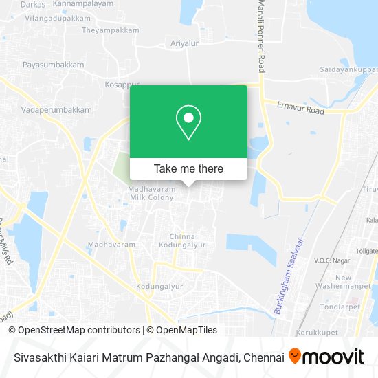 Sivasakthi Kaiari Matrum Pazhangal Angadi map