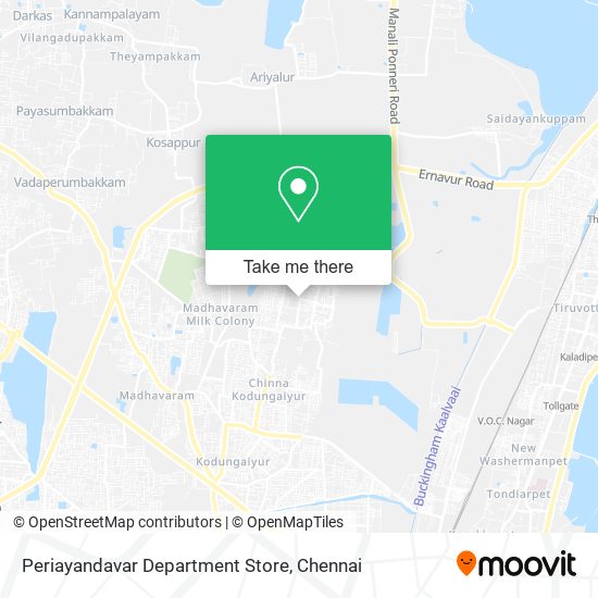 Periayandavar Department Store map