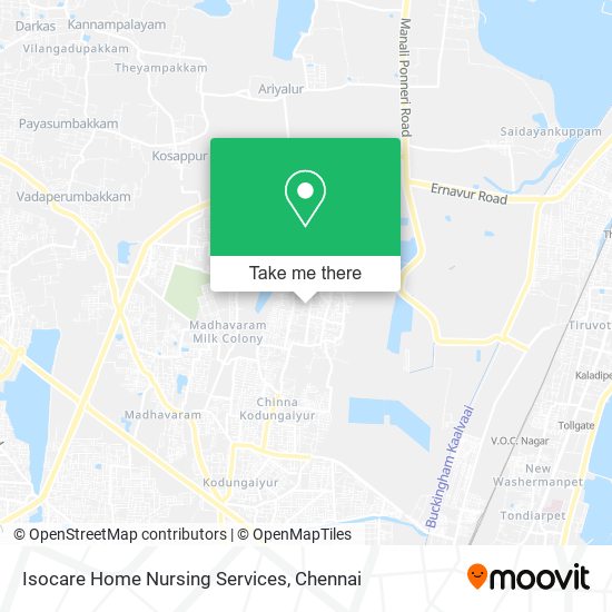 Isocare Home Nursing Services map