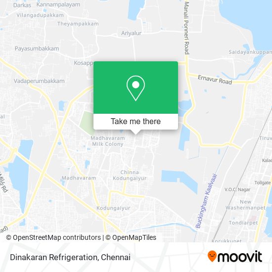 Dinakaran Refrigeration map
