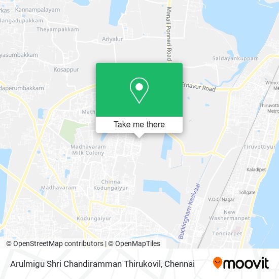 Arulmigu Shri Chandiramman Thirukovil map