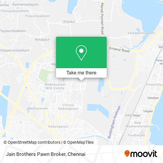 Jain Brothers Pawn Broker map