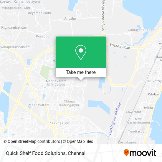 Quick Shelf Food Solutions map